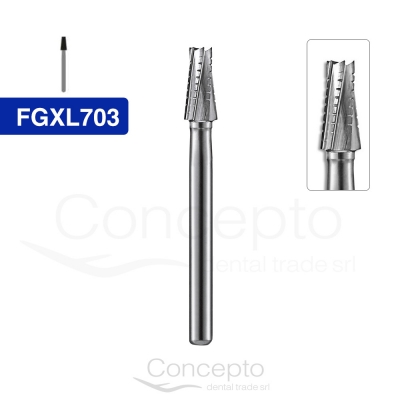 Fresa Troncocónica Dentada Para Cirugía Fg Xl 703 Jet Kerr