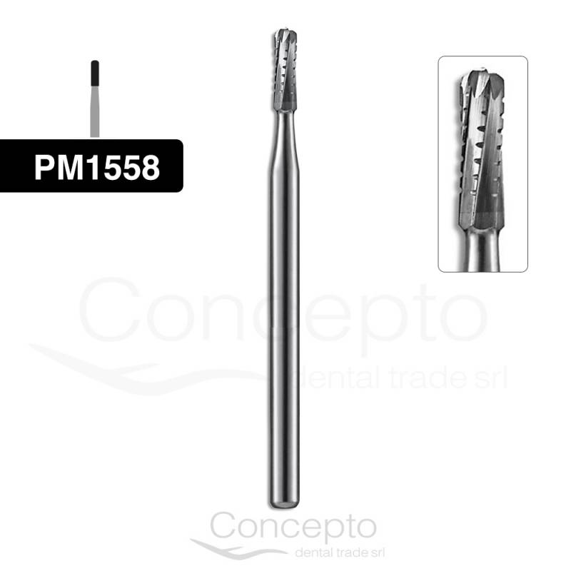 Fresa Cilíndrica Redondeada Dentada Pieza De Mano N1558 Kerr