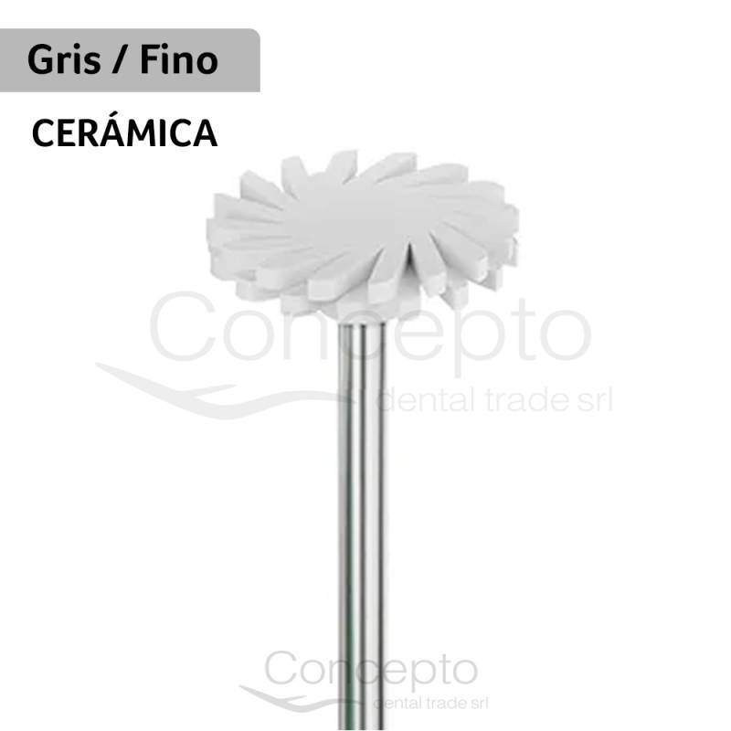 Spingloss P/Pulir Ceramica-Zirconia Gris (Fine) X 1 Un. Micr