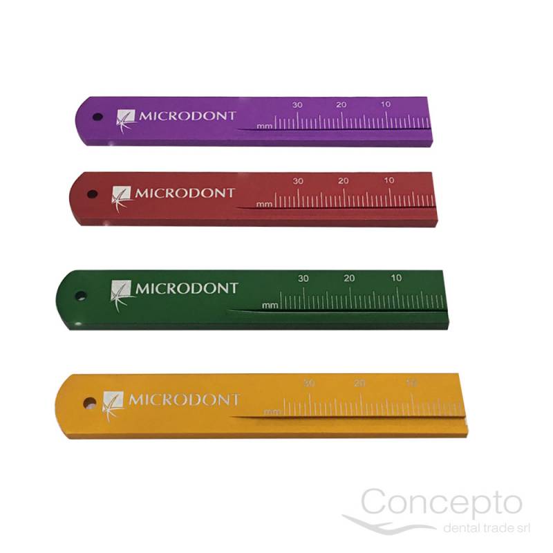 Regla Para Endodoncia Aluminio Microdont