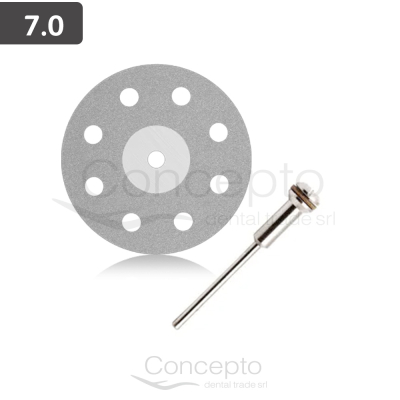 Disco Dupla Face Corte Periferico Distal-Proximal + Mandril