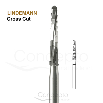 Fresa Lindemann Cross Cut (Dentada) Microdont 