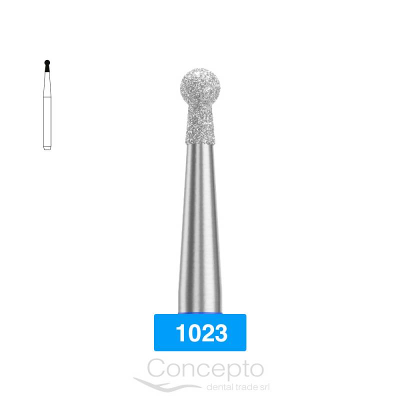 Piedra Diamante Redonda Cuello Microdont 1023