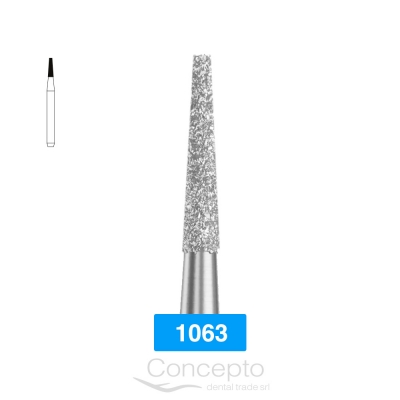 Piedra Diamante Cónica Extremo Plano Microdont 1063