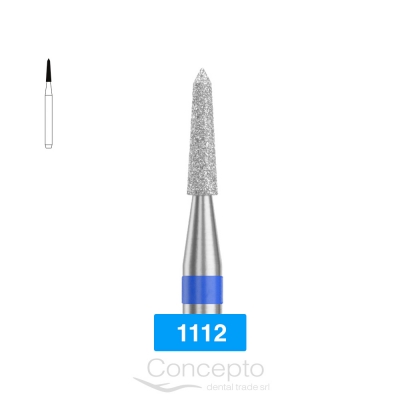 Piedra Diamante Cónica Extremo Llama Microdont 1112