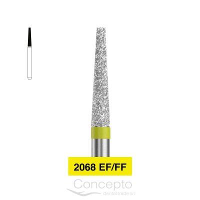 Piedra Diamante Cónica Extremo Plano Microdont 2068Ef