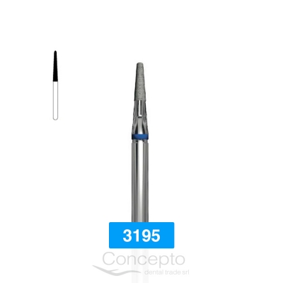 Piedra Diamante Cónica Extremo Llama Microdont 3195