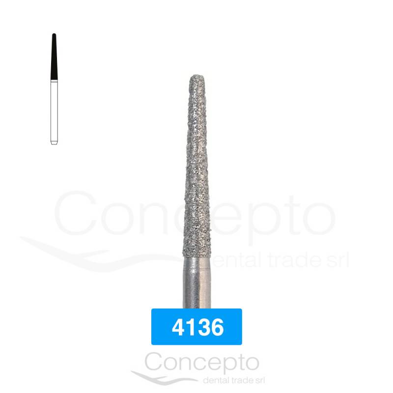 Piedra Diamante Cónica Extremo Redondeado Microdont 4136