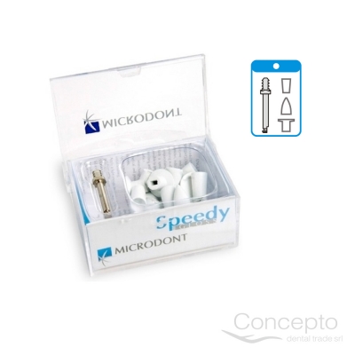 Pulidores Speedy-Gloss Kit X 18 Uni + Mandril Microdont