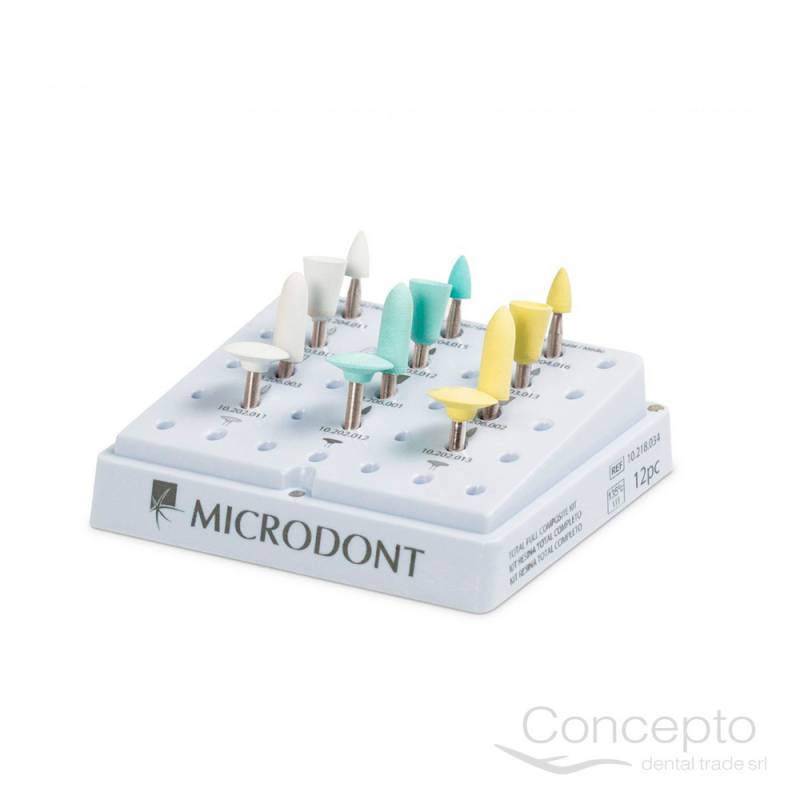 Kit Para Pulido De Composite Profilaxis X 12 Un.microdont