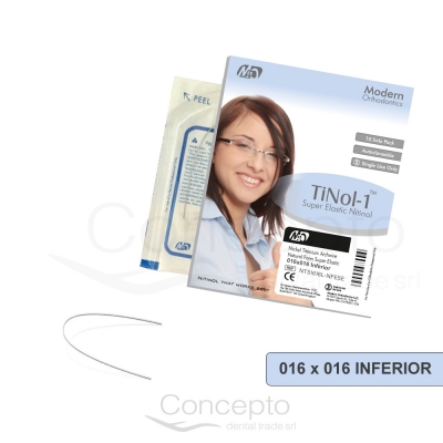 Arco Niti Cuadrado Modern 16X16 Inferior X 1 Un.