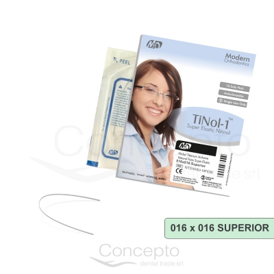 Arco Niti Cuadrado Modern 16X16 Superior X 1 Un.