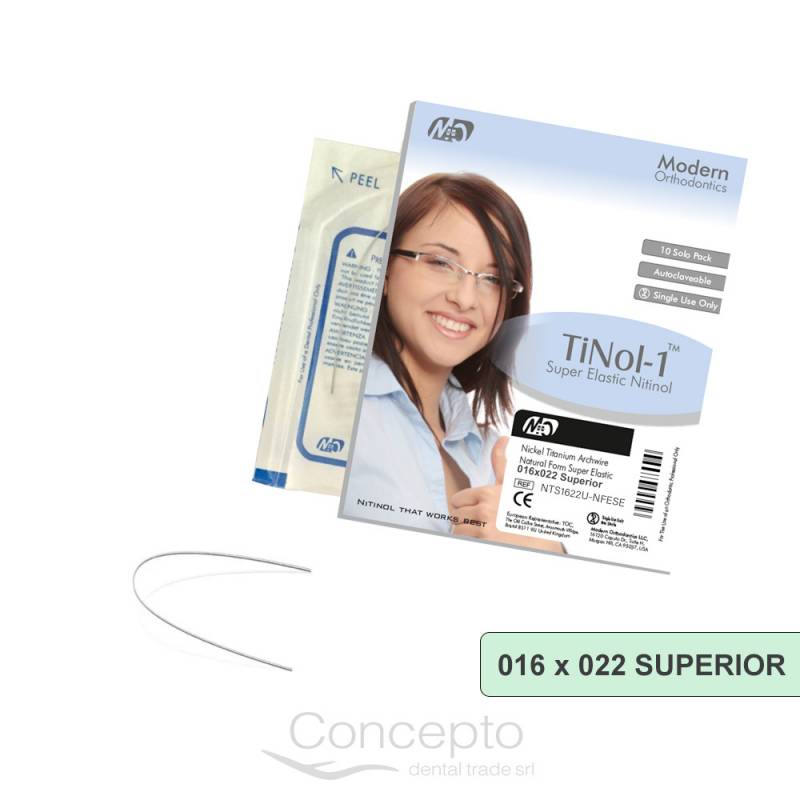 Arco Niti Cuadrado Modern 16X22 Superior X 1 Un.