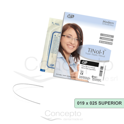 Arco Niti Cuadrado Moderm 19 X 25 Superior X Un.