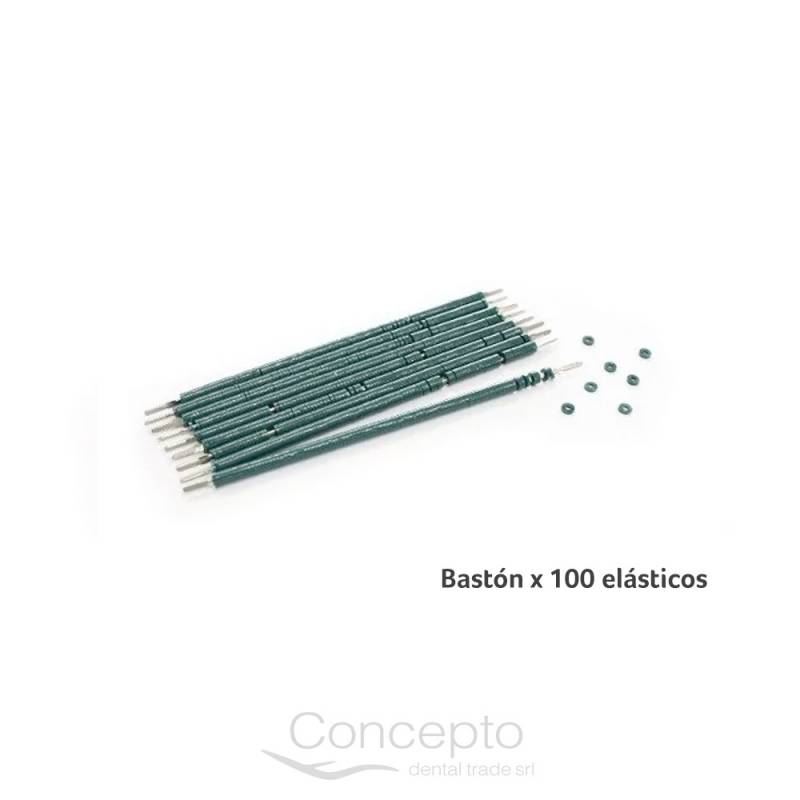 Alastic Baston Morelli Verde Musgo X1 Baston X 100 Un.