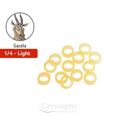 Goma Intraoral Gacela 1/4 Light 2.5 Oz Orthorganizers