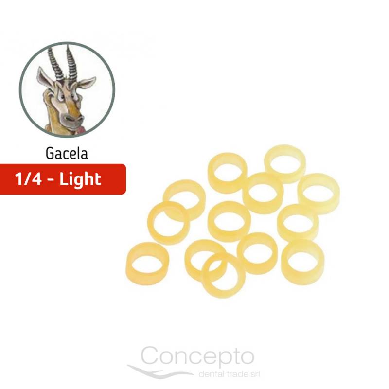 Goma Intraoral Gacela 1/4 Light 2.5 Oz Orthorganizers