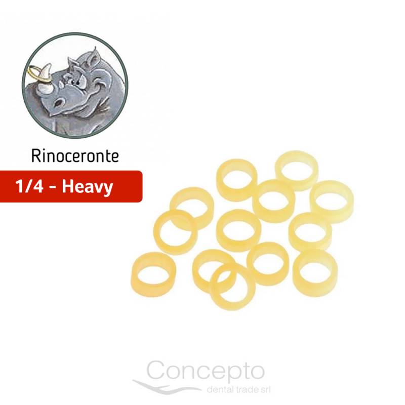 Goma Intraoral Rinocero 1/4 Heavy 6.5 Oz Orthorganizers