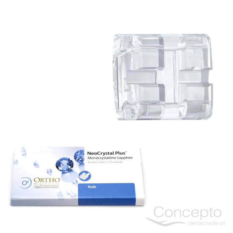 Bracket Neocristal Plus Roth Caso X 20 Unidades