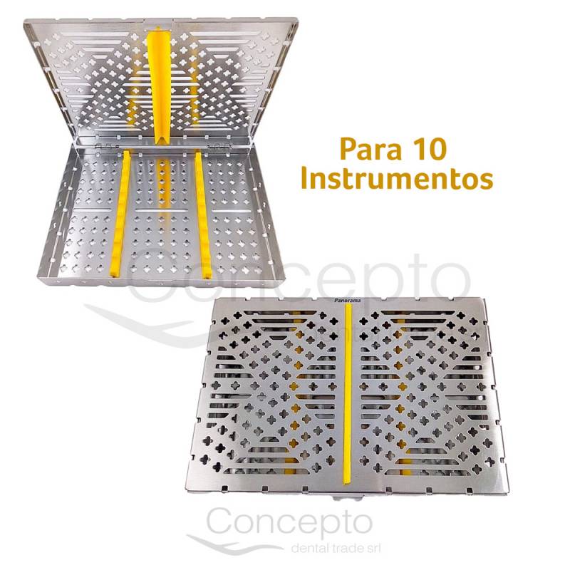 Caja Autoclave 10 Instrumentos (18X13X2.5) Panorama