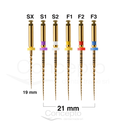 Limas Sup-Taper Gold Rogin Surtidas X 21M X 6 Uni.