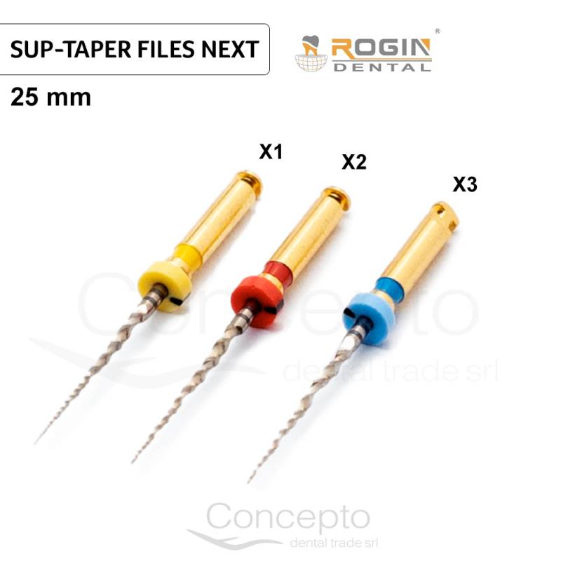 Limas Rogin Super-Taper Next X 25M X 3 Unidades