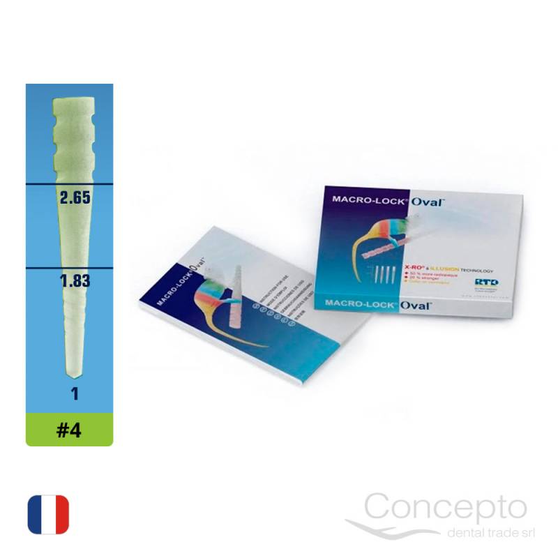 Macro-Lock Oval Poste #4 X1 Und.