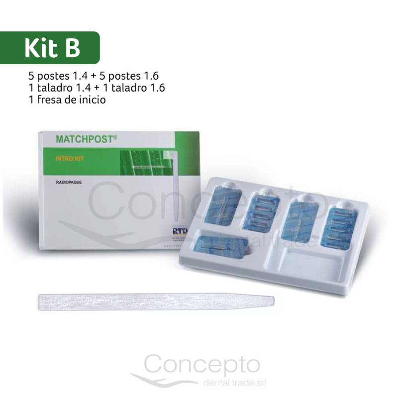 Matchpost Rtd Kit B 1.4/1.6 Radiopaco