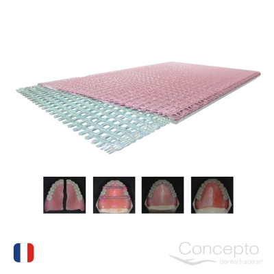 Quartz Splint Mesh Pink 2 Mallas 55Mm X 80Mm Rtd