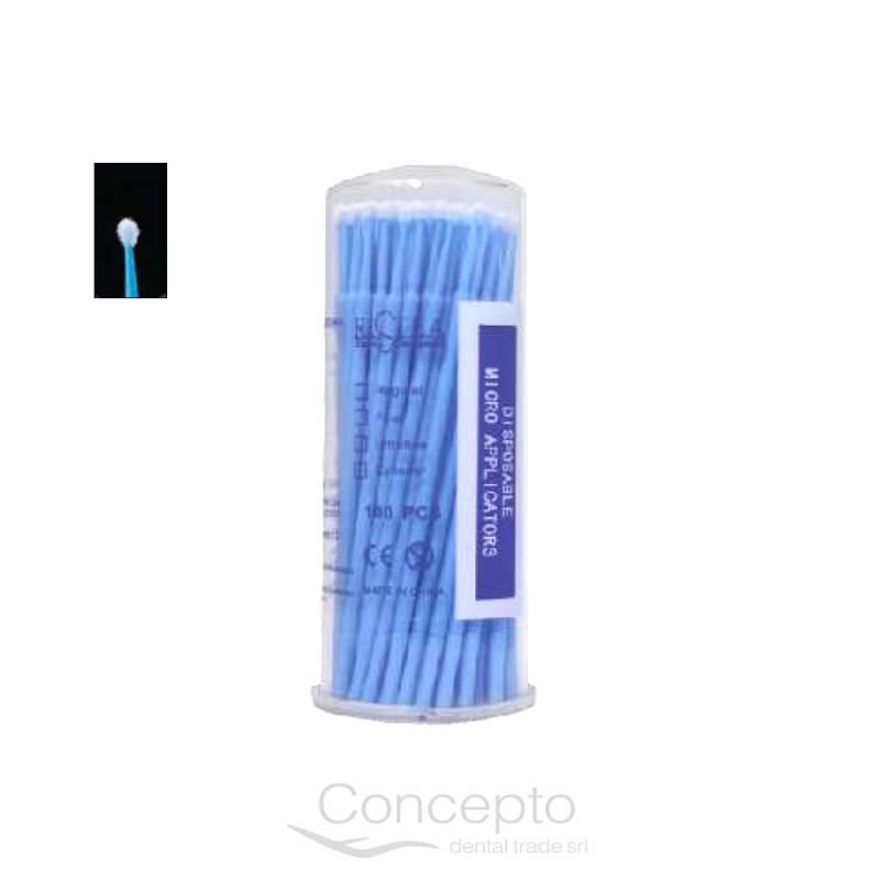 Microaplicadores Ultra Regular Azul X100